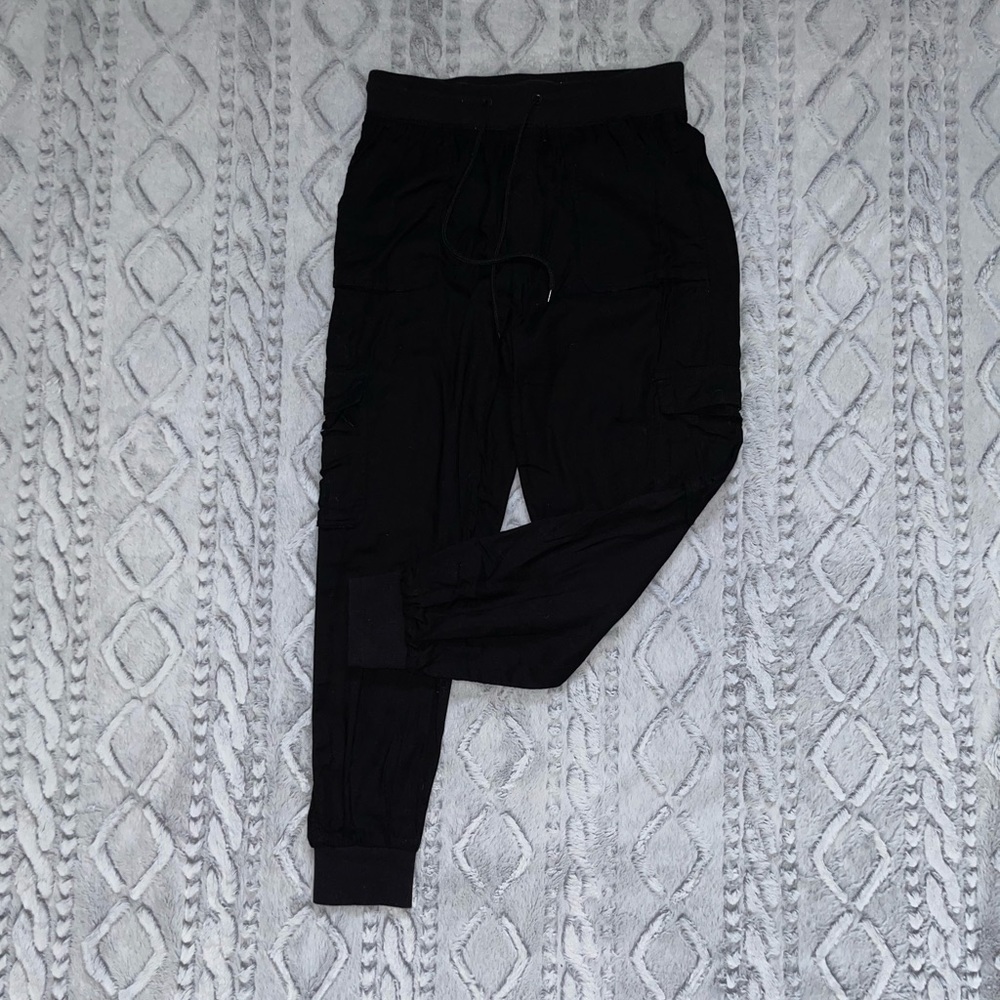 Garage Black Cargo Pants